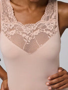 Snowflake lace termo top nude - Online - Mode