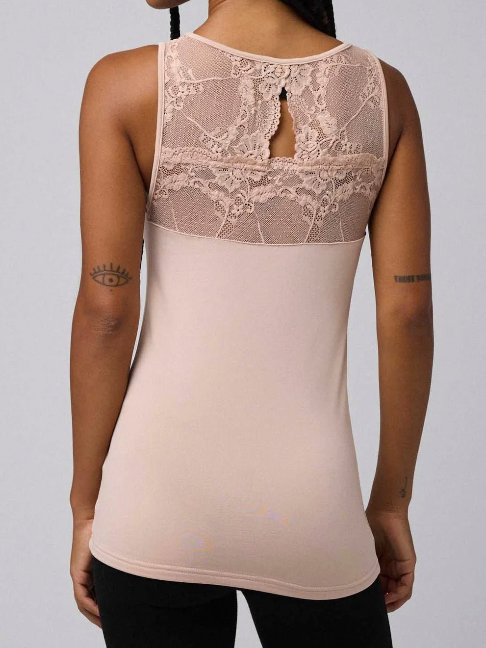 Snowflake lace termo top nude - Online - Mode