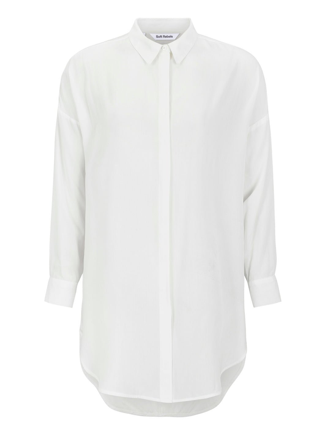Soft Rebels SRfreedom long shirt snow white - Online - Mode