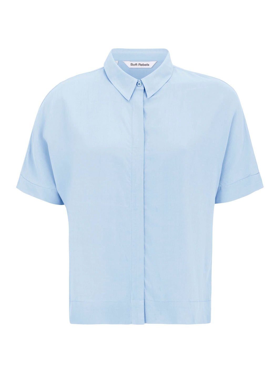 Soft Rebels SRFreedom SS shirt cashmere blue - Online-Mode
