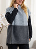 Soya Concept Freise 1 poncho light/dark grey