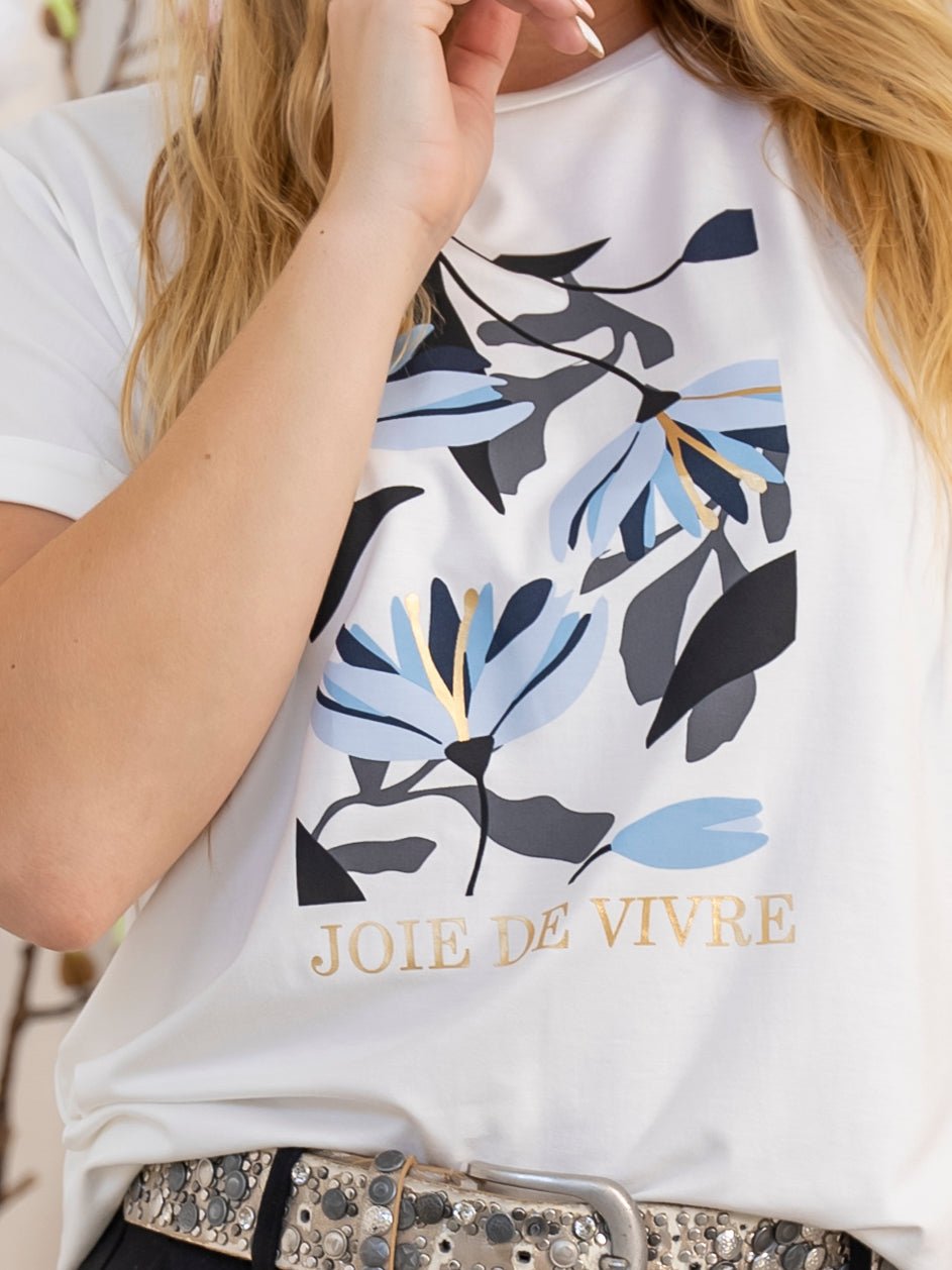 Soya Concept Marica FP 300 t - shirt white/blue - Online - Mode