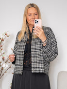 SP Enama jacket black check - Online-Mode