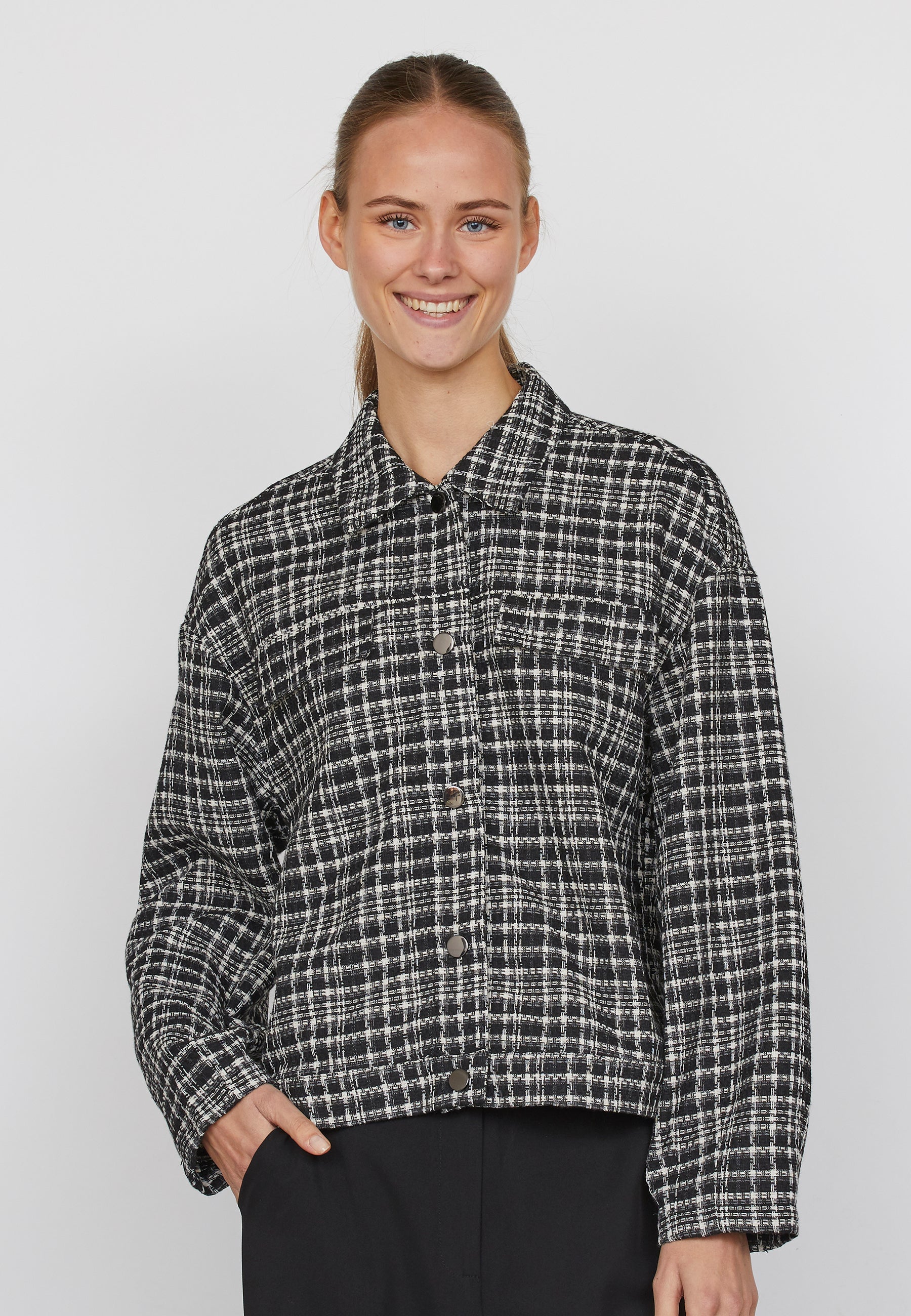 SP Enama jacket black check - Online-Mode