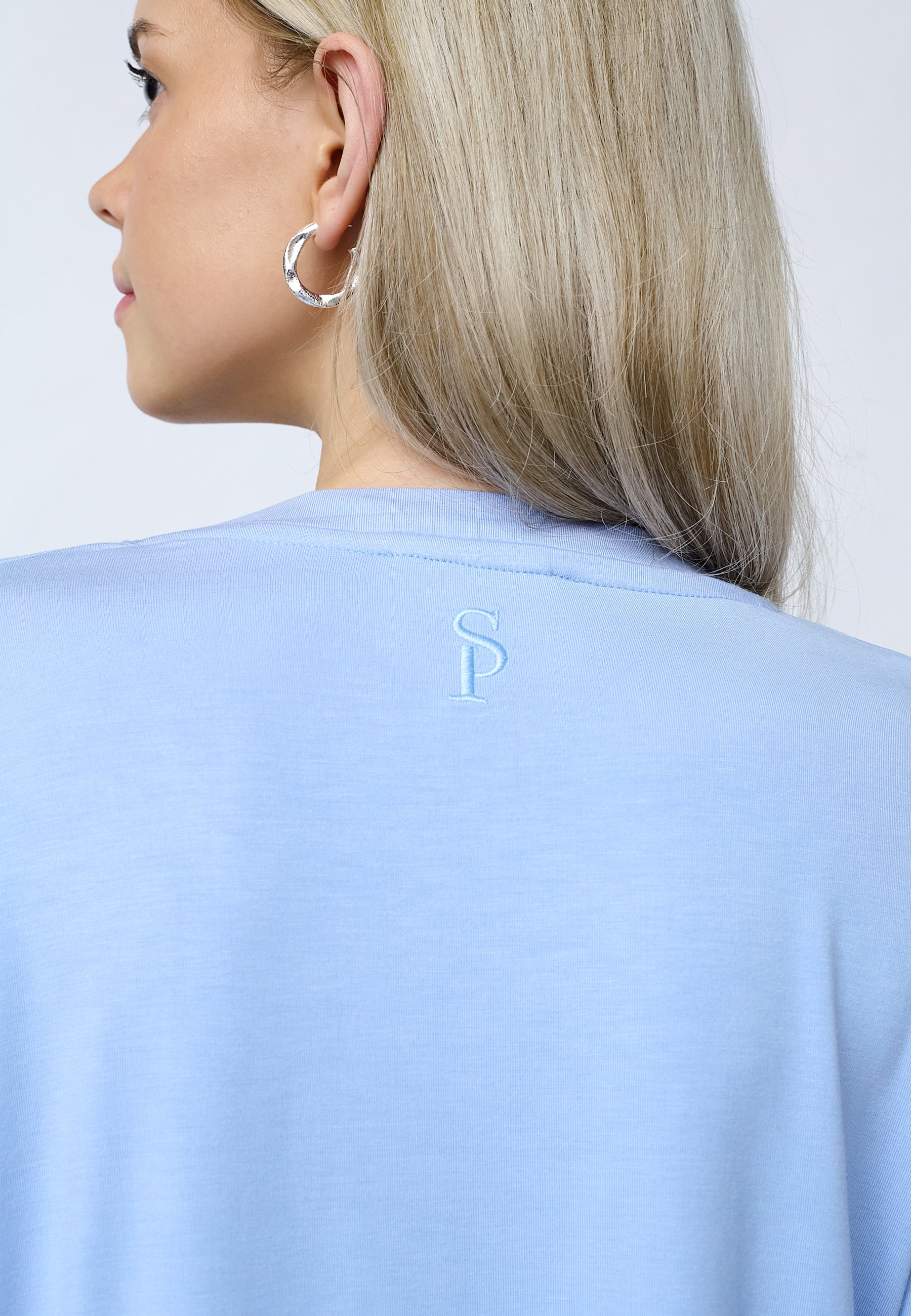 SP Happy SS tee mid blue - Online-Mode