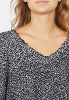 SP Hoba V Pullover salt/peber - Online-Mode