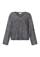 SP Hoba V Pullover salt/peber - Online-Mode