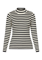 SP Huga-T LS shirt black/stripe - Online-Mode
