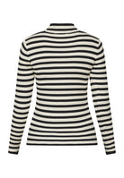 SP Huga-T LS shirt black/stripe - Online-Mode