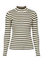 SP Huga-T LS shirt khaki/stripe - Online-Mode