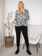 SP Noki shirt beige/green - Online-Mode