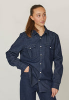 SP Osa shirt dark denim - Online-Mode