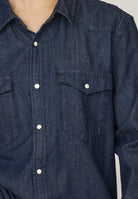 SP Osa shirt dark denim - Online-Mode
