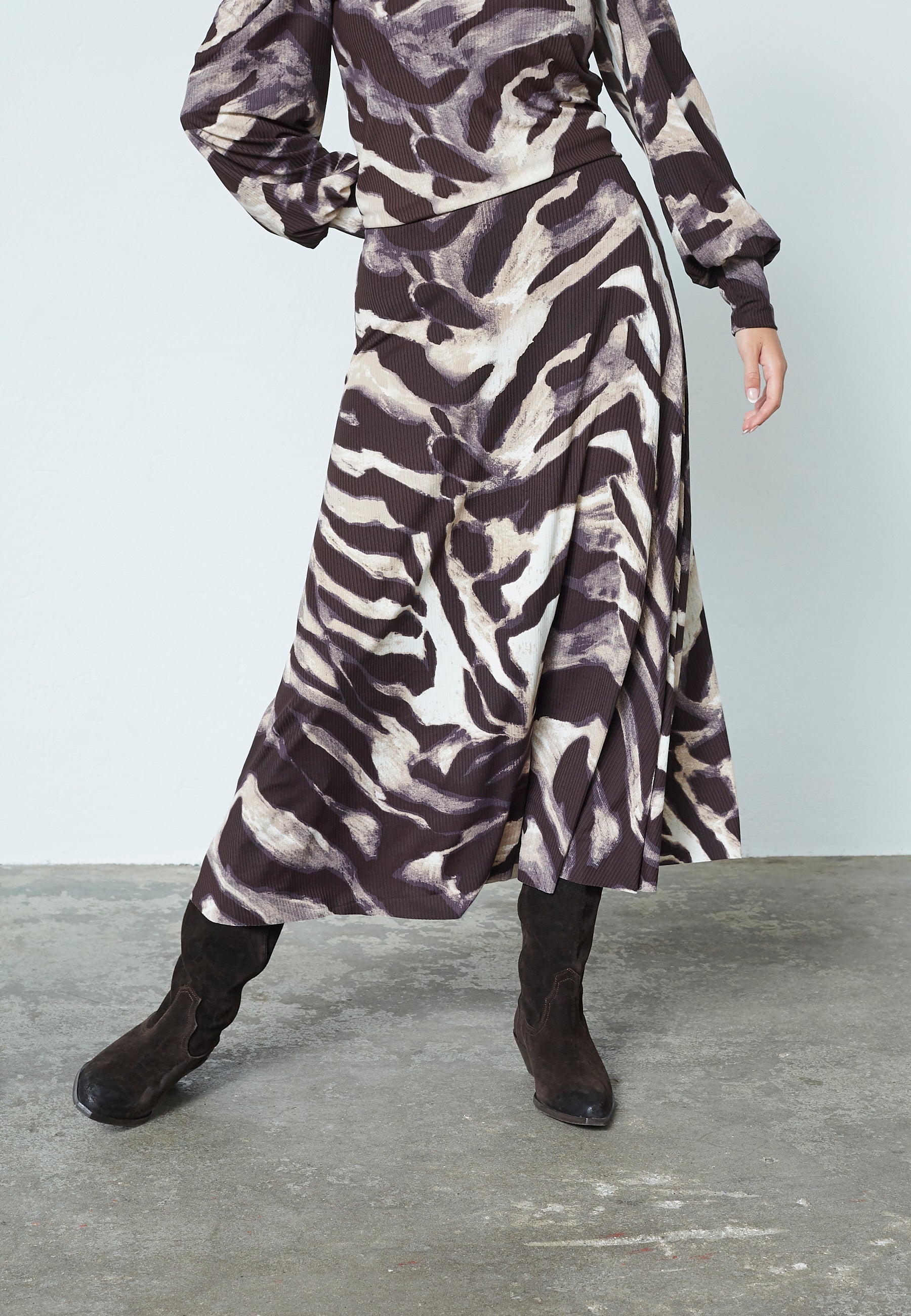 SP Vya skirt chocolate combi - Online-Mode