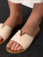 Stella slipper sandal beige - Online - Mode