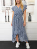 Zoey dress blue mix