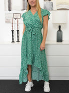 Zoey dress green mix - Online - Mode