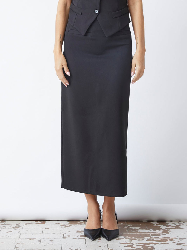 All Week Canja long skirt black - Online-Mode