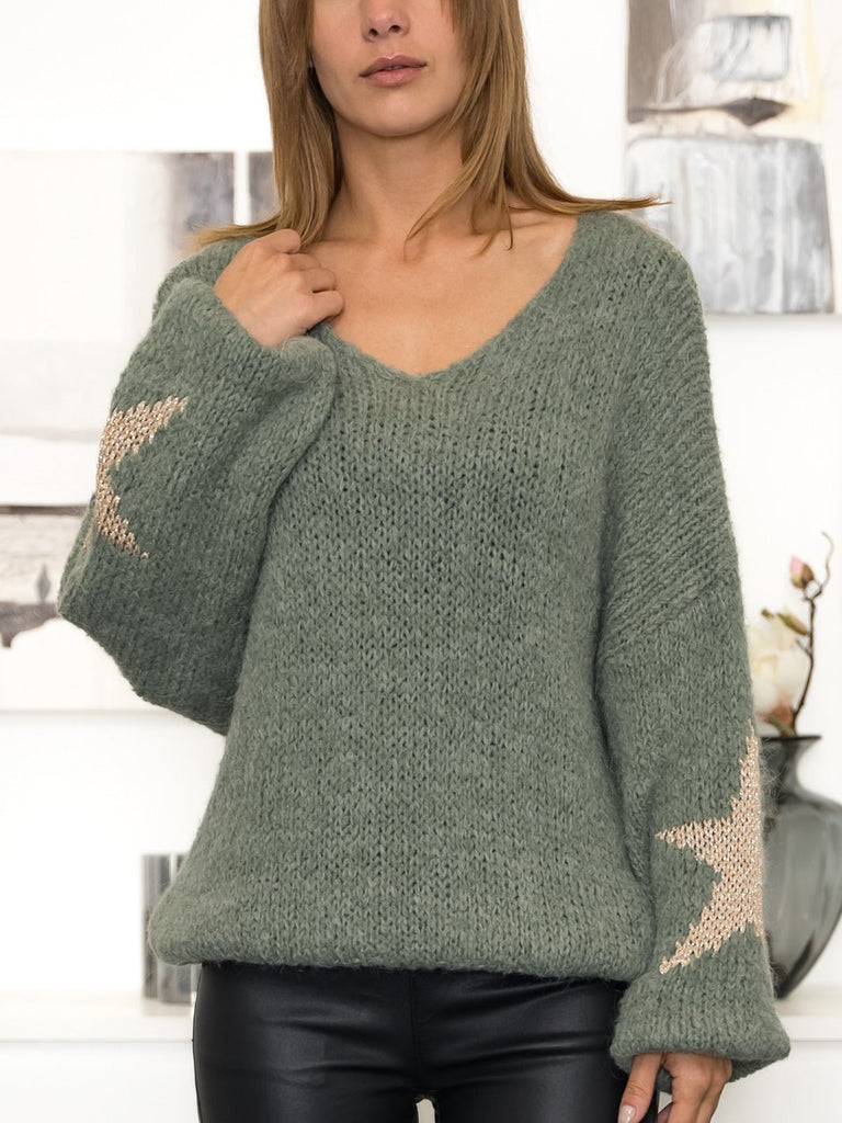 Amara pullover olive - Online-Mode
