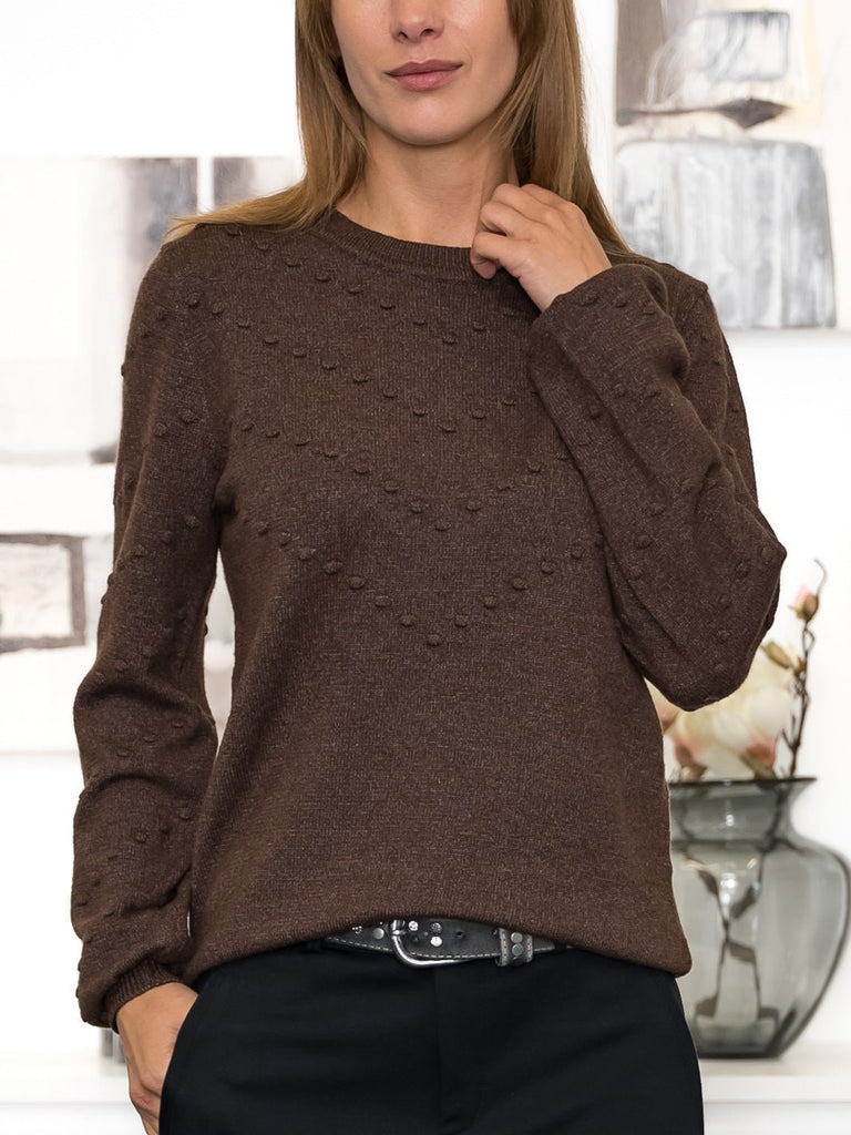 B.Young BYnonina dot jumper chicory coffee - Online-Mode