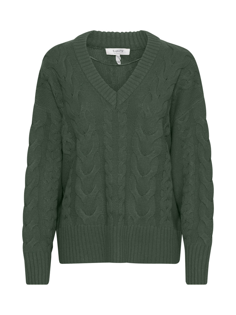 B.young BYotinka cable sweat cilantro - Online-Mode