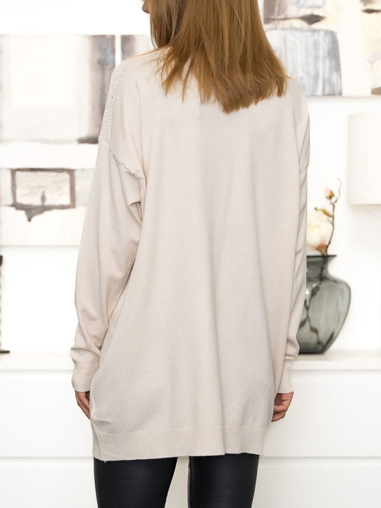 Catalina knit dress cream - Online-Mode