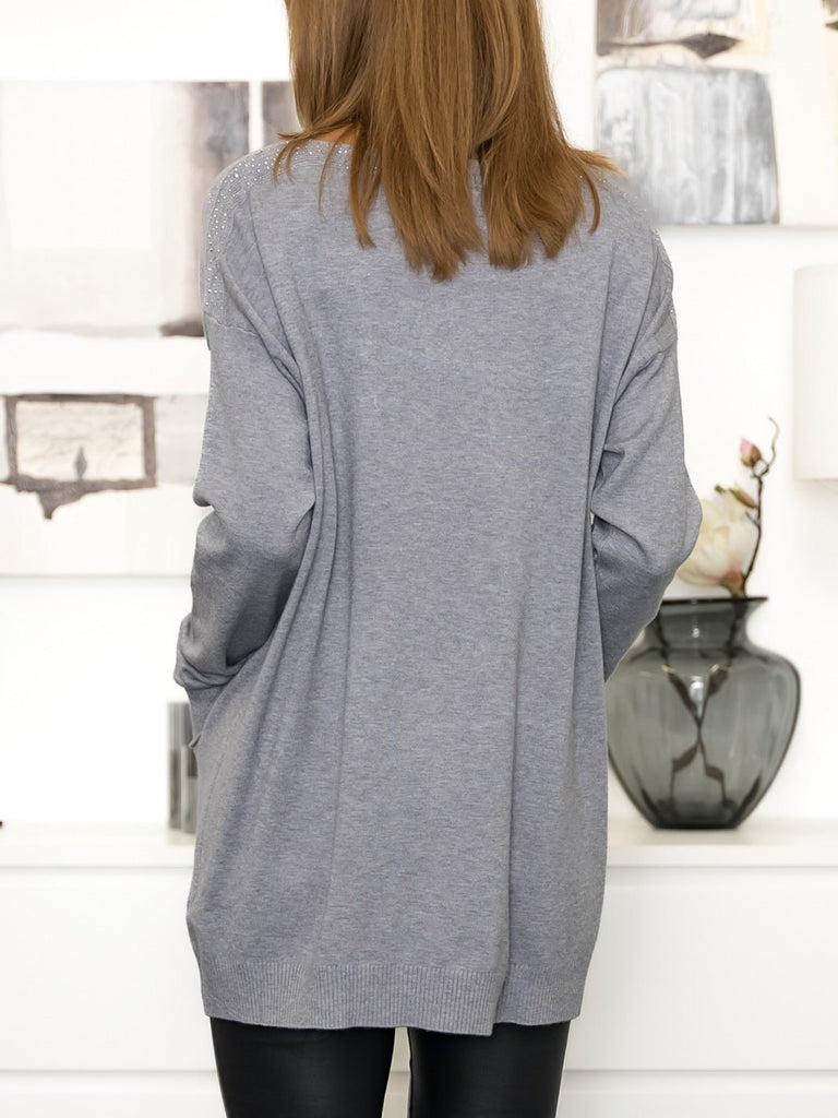 Catalina knit dress grey - Online-Mode