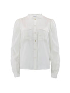 Continue Mili blue stripe shirt white - Online-Mode