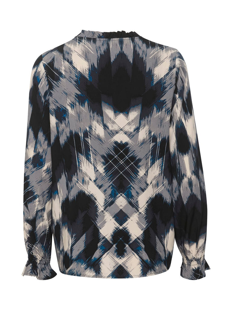 Culture CUharper bluse blue multi - Online-Mode