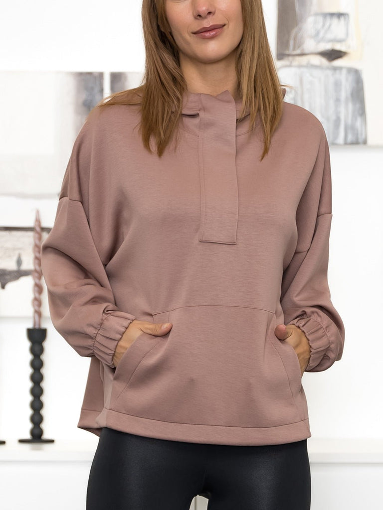 Evie sweatshirt taupe rose - Online-Mode
