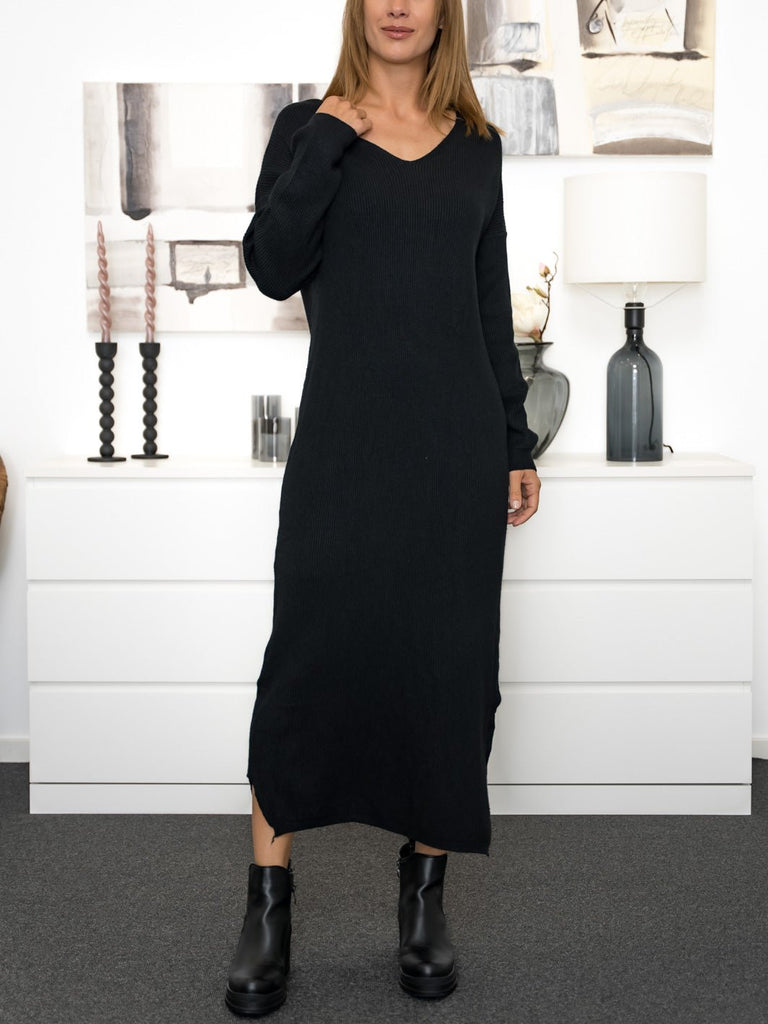 Farah knit dress black - Online-Mode