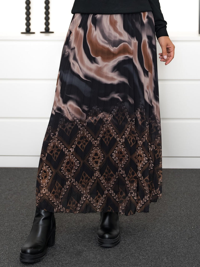 Harper skirt brown - Online-Mode