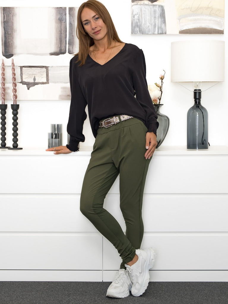 Ichi IHcalova LS bluse black - Online-Mode