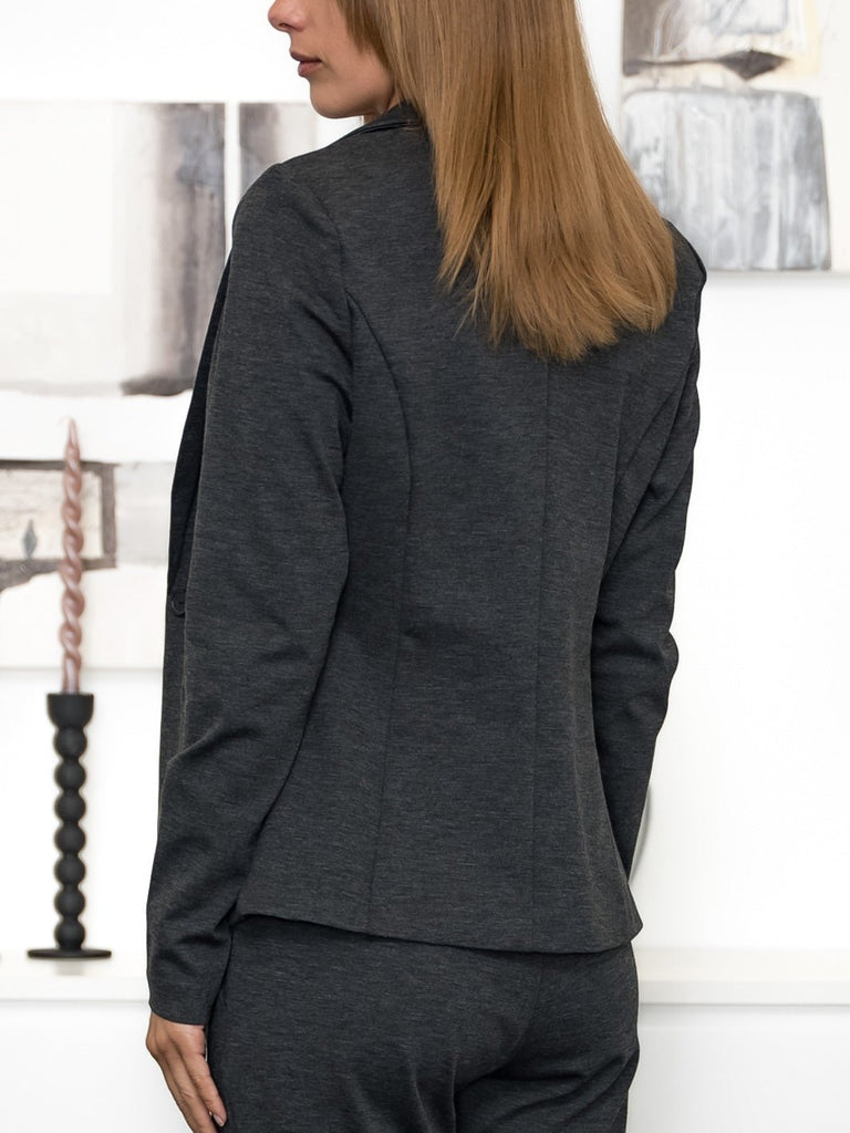 Ichi IHkate blazer dark grey melange - Online-Mode