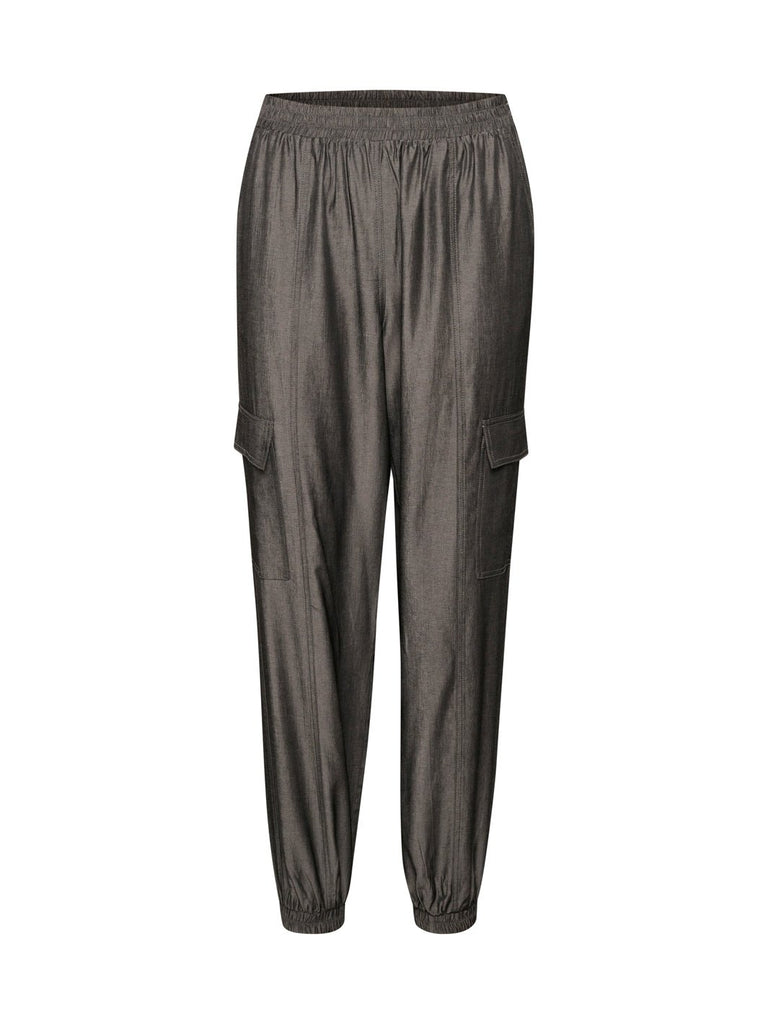 Kaffe KAherdis jog pants dark grey chambrey - Online-Mode