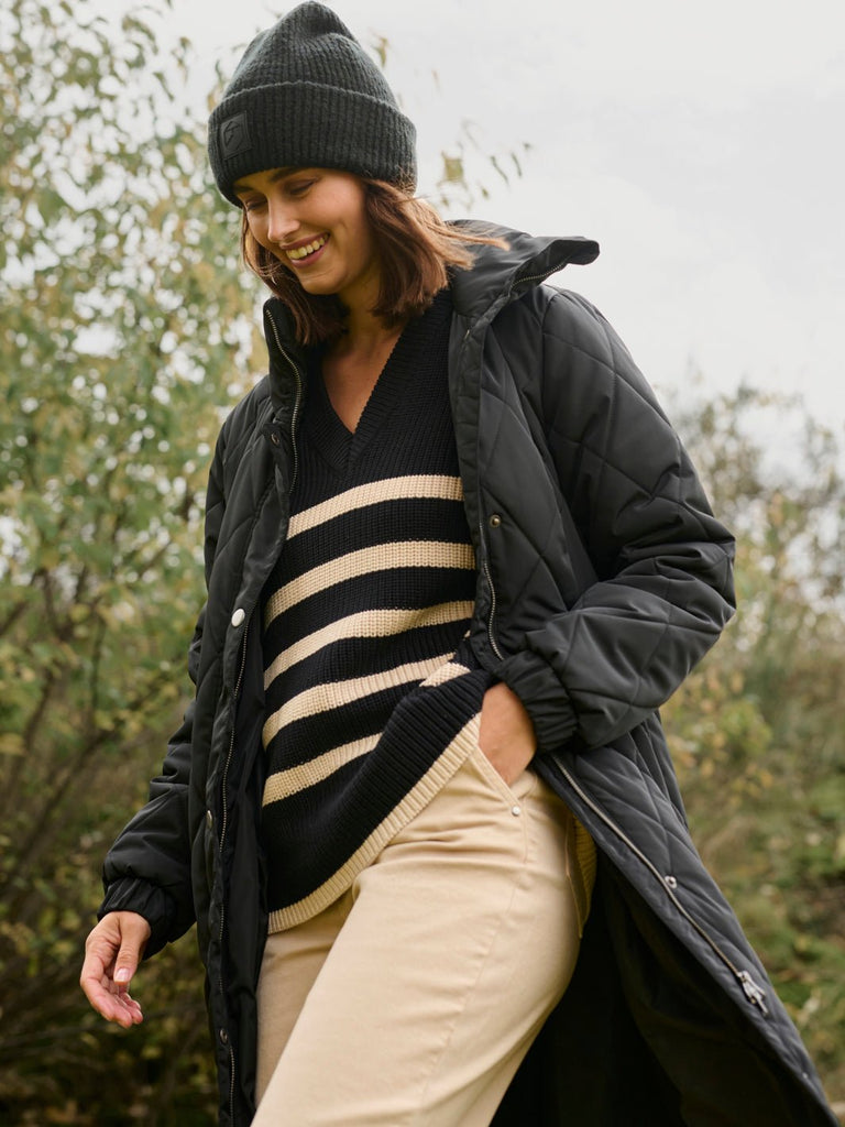 Kaffe KAlindsay quilt jacket black deep - Online-Mode