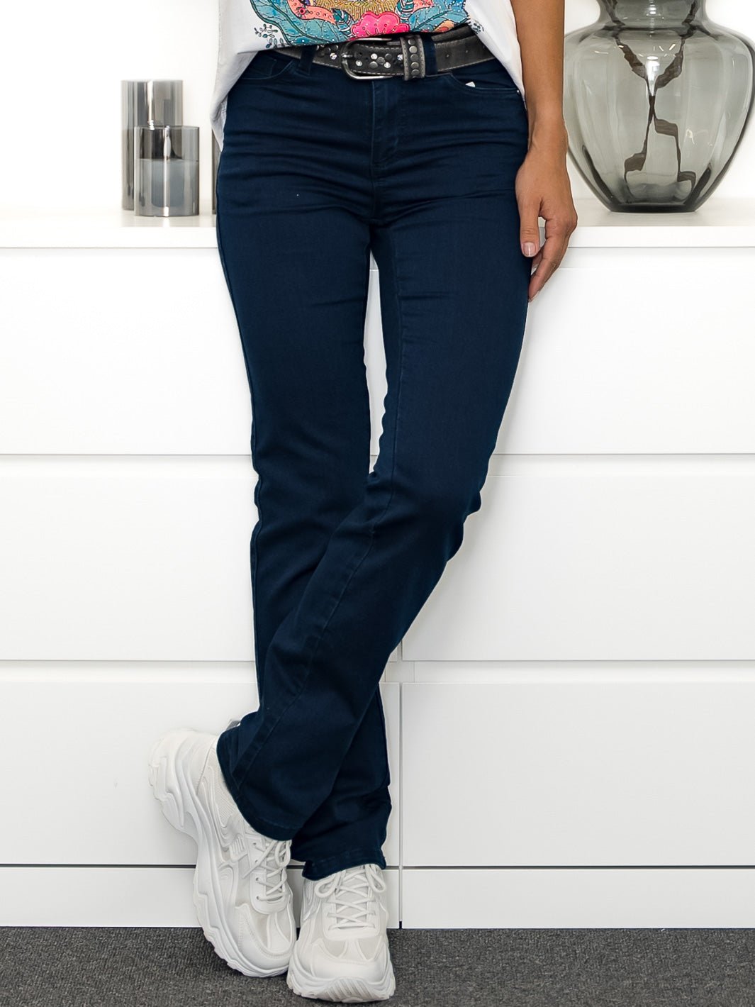 Kaffe KAvicky straight jeans I dark blue denim - Online-Mode