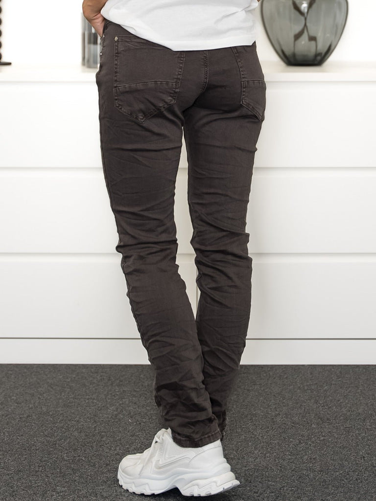 Kara jeans brown - Online-Mode