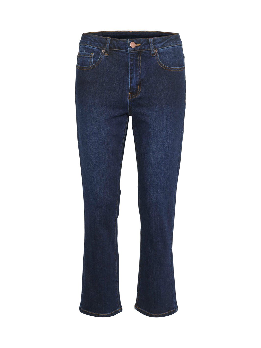 Lev. 5-7 dg. Kaffe KAsinem jeans cropped dark blue denim - Online-Mode