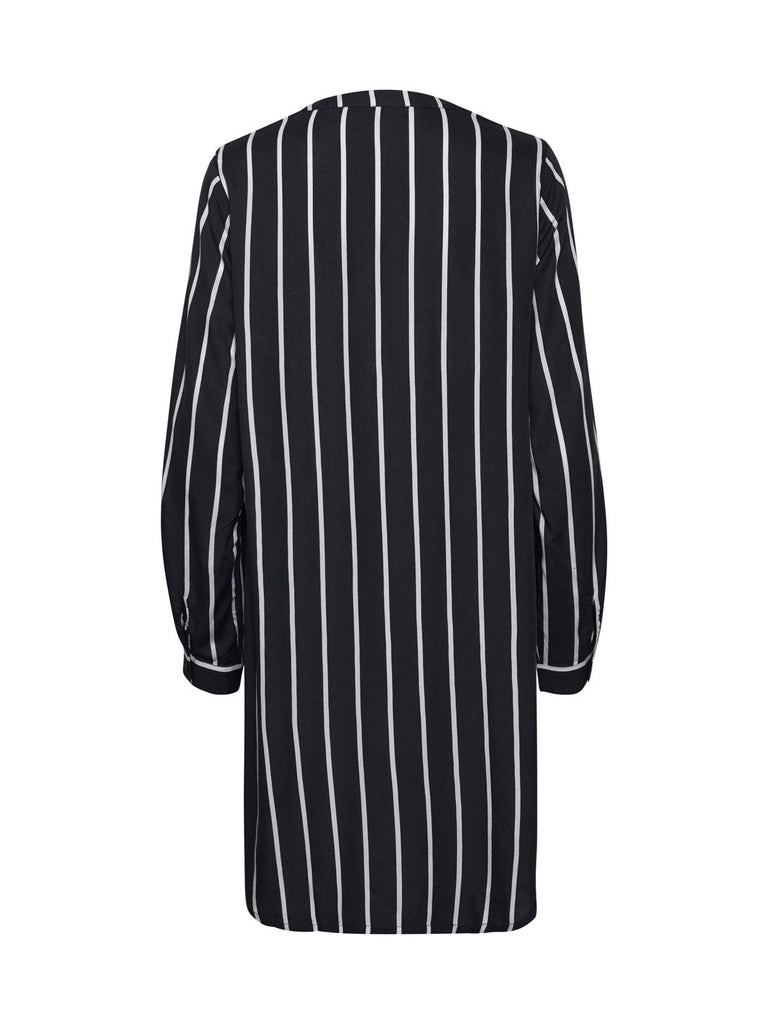 LEV UGE 36 Kaffe KAmarana shirt dress black/chalk stripe - Online-Mode