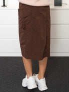Liberté Fia long cargo skirt dark brown - Online-Mode