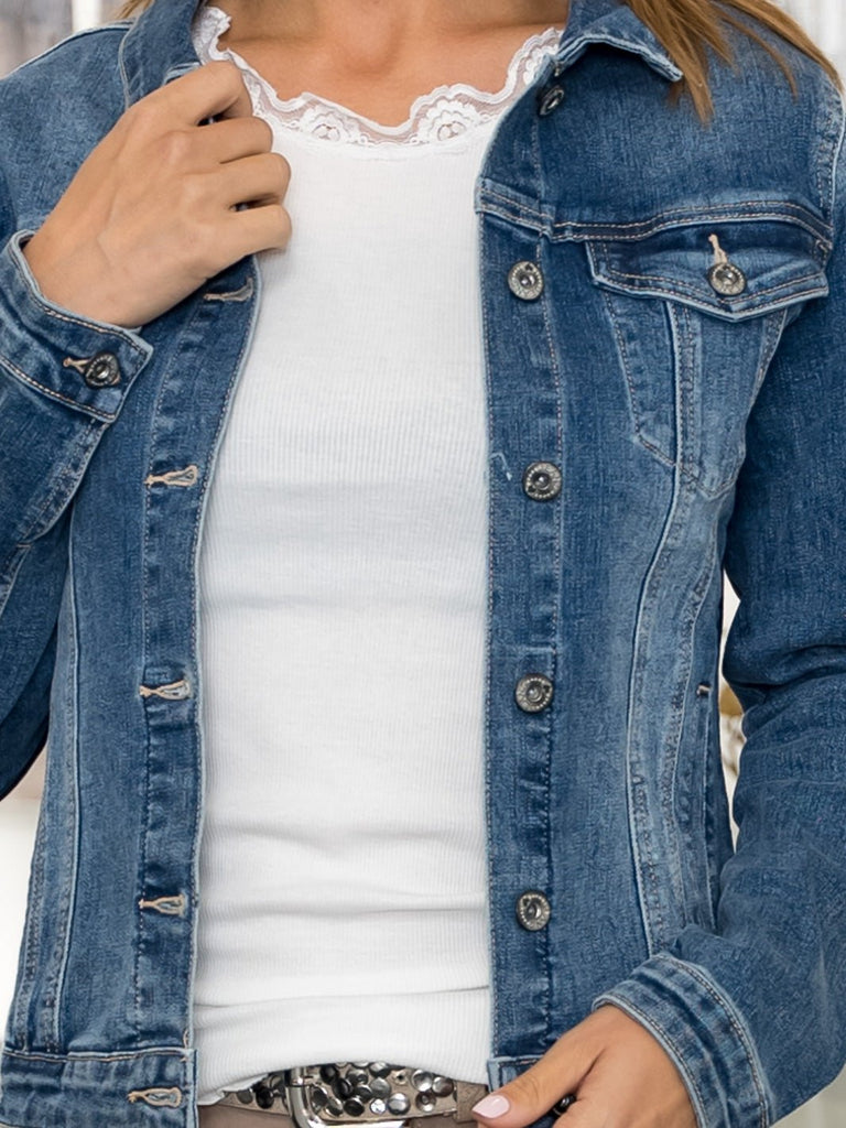 Lissa denim jacket blue - Online-Mode