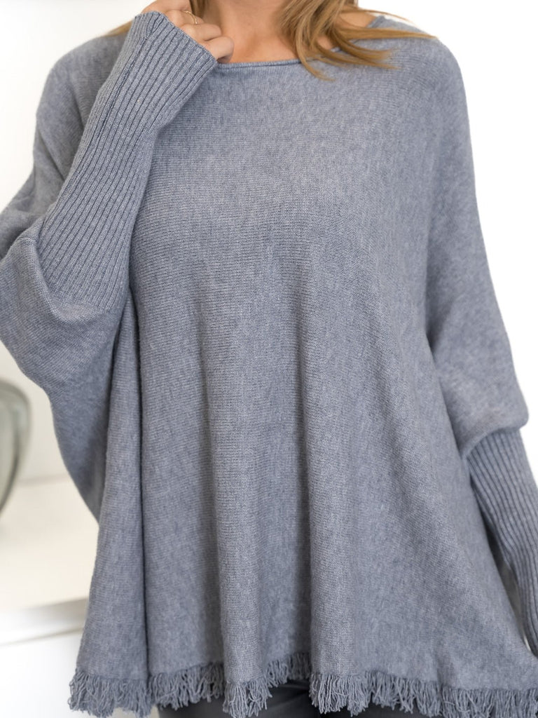 Marta du Chateau Caroline knit grey - Online-Mode