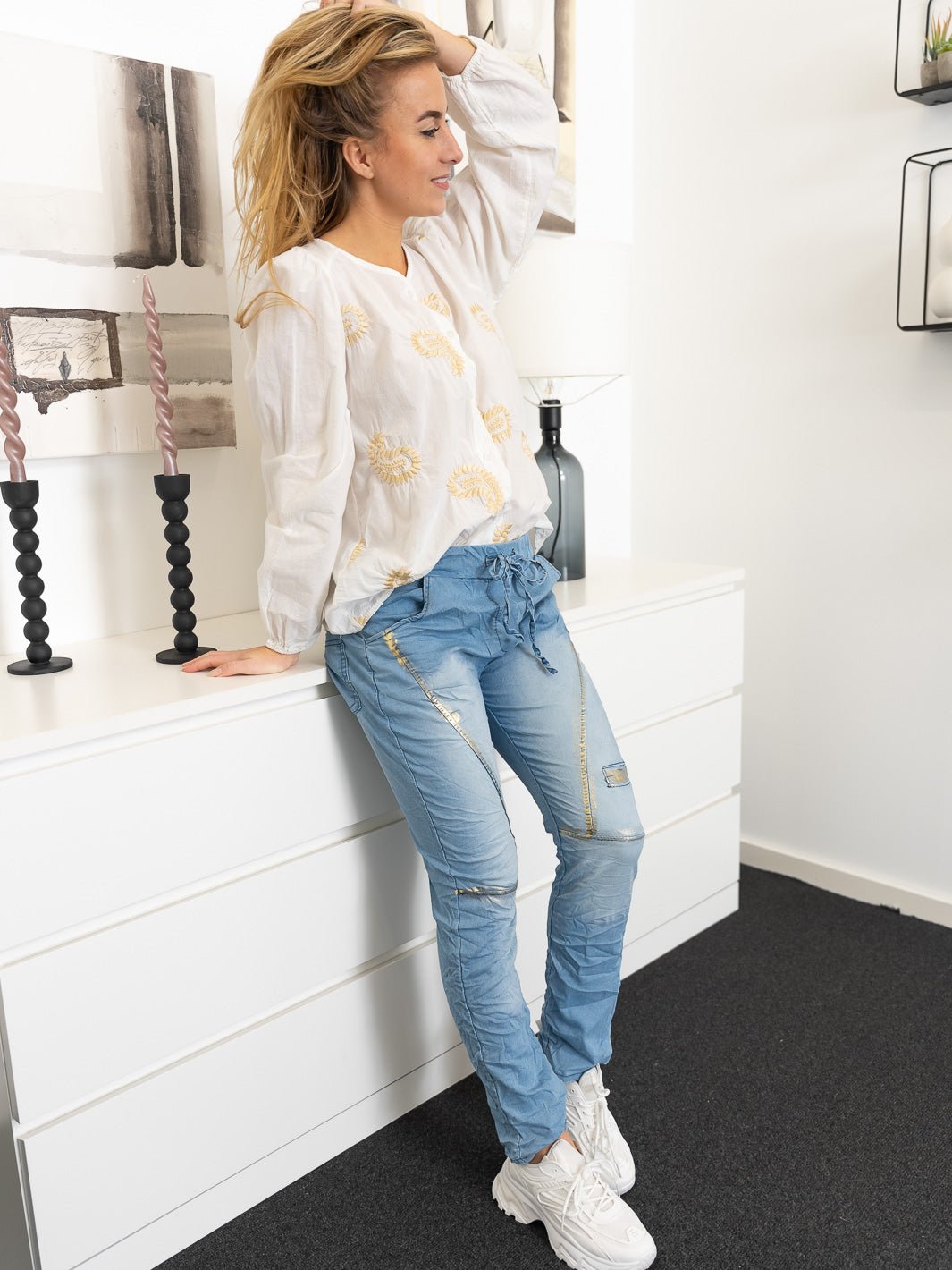 Marta du Chateau Mina pant light jeans - Online-Mode