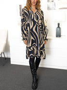 Marta du Chateau Pernille dress black/beige - Online-Mode