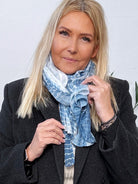 Melanie scarf blue - Online-Mode