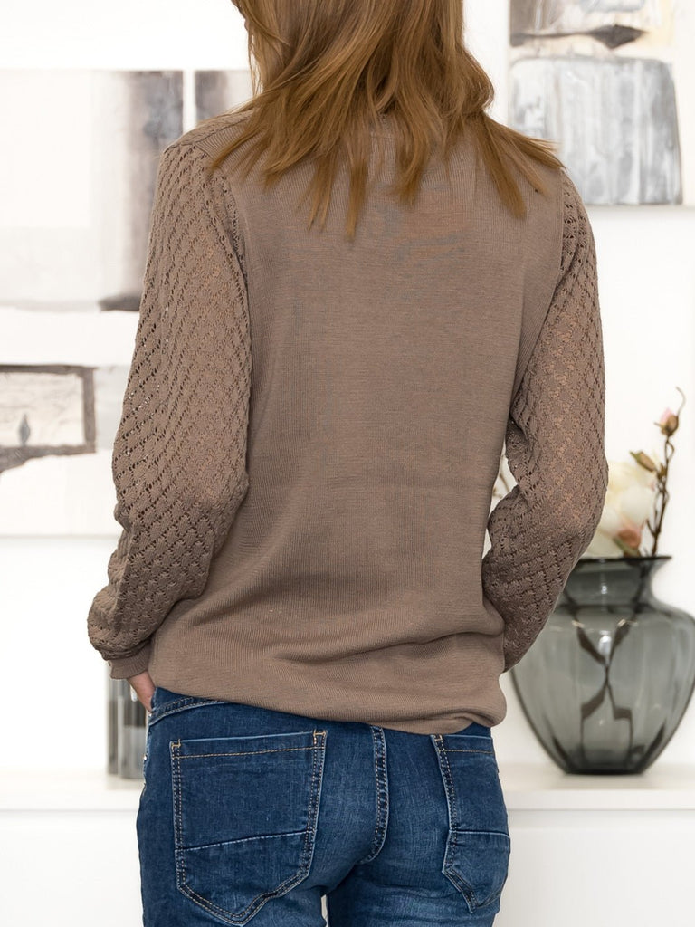 Ofelia Jonna knit pullover smoke - Online-Mode