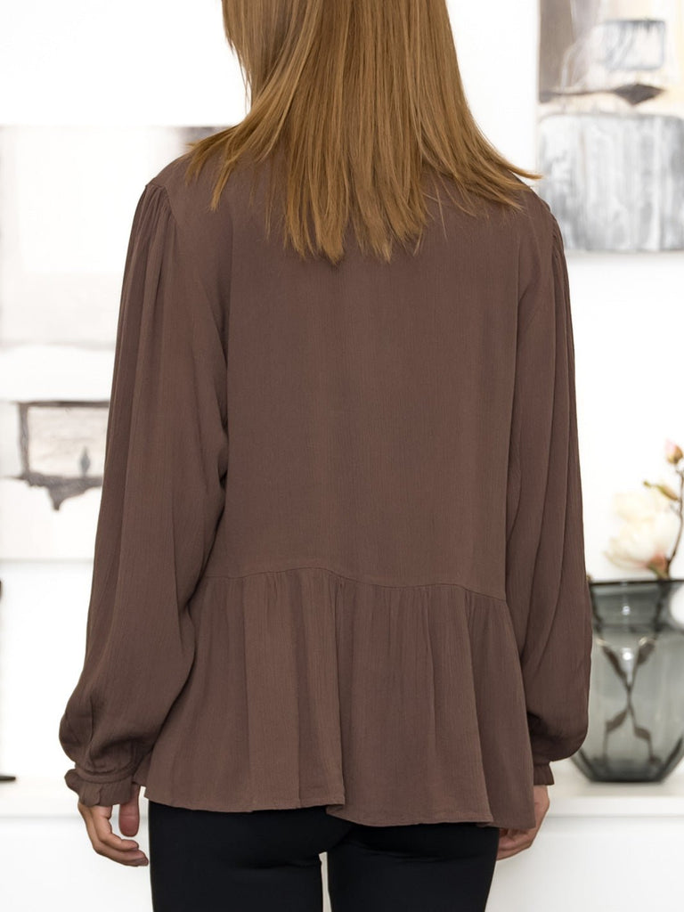 Ofelia Kenna bluse brown - Online-Mode