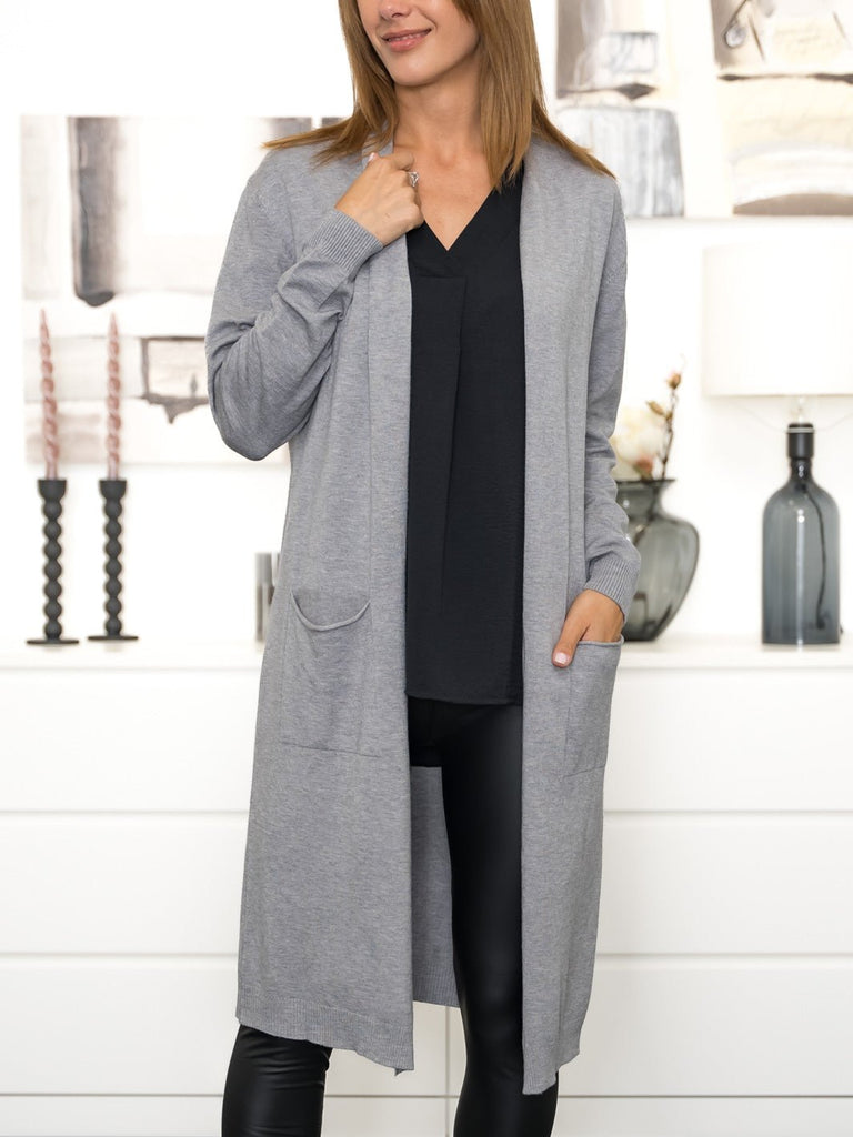 Quinn cardigan grey - Online-Mode