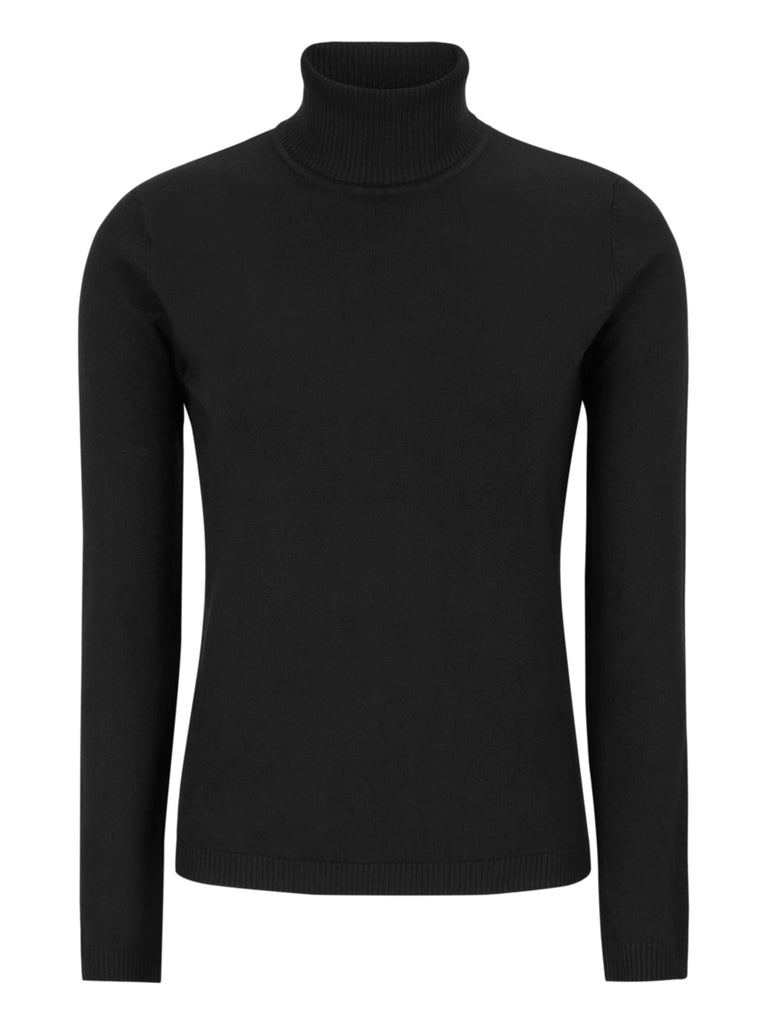 Soft Rebels Marla rollneck knit bluse black - Online-Mode